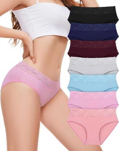 ملابس داخلية قطنية من Sunm Boutique للنساء سراويل داخلية من الدانتيل سراويل بيكيني نسائية ناعمة مثيرة تسمح بالتهوية in Saudi Arabia