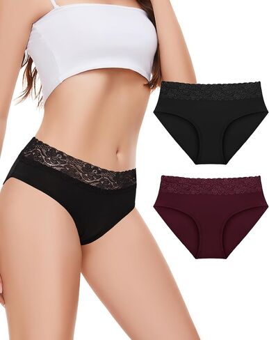 ملابس داخلية قطنية من Sunm Boutique للنساء سراويل داخلية من الدانتيل سراويل بيكيني نسائية ناعمة مثيرة تسمح بالتهوية in Saudi Arabia