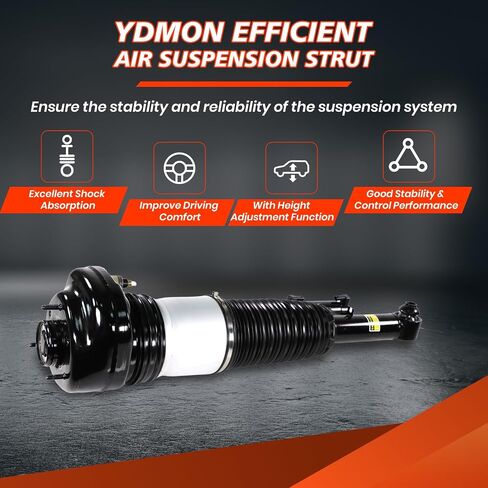 YDMON 37106874593 دعامة صدمات التعليق الهوائي الخلفي الأيسر، متوافقة مع B-M-W 7-Series G11 G12 740i 750i 760i 2016-2022، استبدال جزء ممتص الصدمات للتعليق الهوائي للسيارات 37107915953 in Saudi Arabia