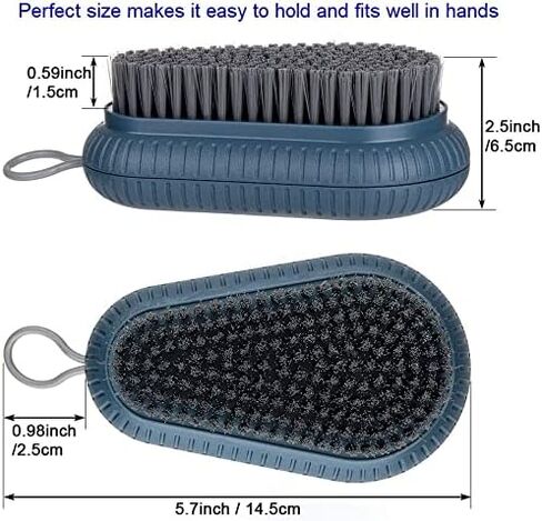 Scrub Brush, Laundry Cloth Shoe Cleaning Brush with Non-Slip Design,All Purpose Cleaning Scrubber,Laundry Cloth Shoe Cleaning Brush with Non-Slip Design, in Saudi Arabia