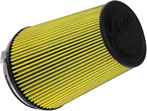 Airaid 701-469 Universal Clamp-On Air Filter: Round Tapered; 6 Inch (152 mm) Flange ID; 9 Inch (229 mm) Height; 7.25 Inch (184 mm) Base; 5 Inch (127 mm) Top in Saudi Arabia