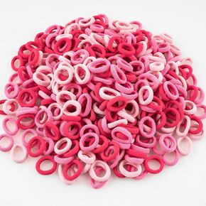 400 PCS Raby Hair Ries - لا ضرر أصحاب ذيل حصان مرن ، ناعم سلس متعدد الألوان للألوان الصغار للأطفال الصغار والفتيات ، وملحقات شعر الأطفال (الأزرق المختلط) in Kuwait