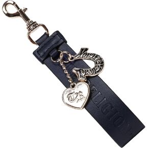 True Religion womens True Religion Bag Charm Keychain, Embossed Logo Strap Accessory With Heart and Horseshoe Pendants in Saudi Arabia