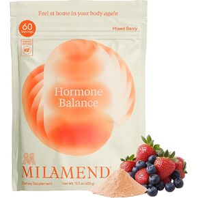 milamend 14-in-1 Multi-Nutrient Drink Mix — Daily Women's Wellness Routine with 40:1 Myo-Inositol, D-Chiro Inositol, Folate, CoQ10, B6, Amino Acids — Mixed Berry Powder, 28 Stick Packs in Saudi Arabia