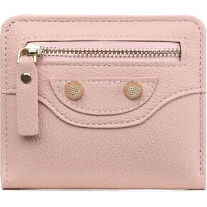 LEEXTON Small Women Wallet Leather RFID Blocking Card Holder Bifold Compact Wallets with ID Window and Zipper Coin Pocket in Kuwait