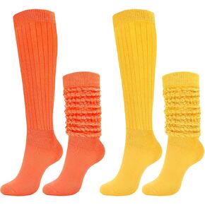 جوارب SIXDAYSOX النسائية المترهلة للنساء في الثمانينيات والتسعينيات من القرن الماضي بتصميم كلاسيكي مريح لمنتصف الساق، عبوة من قطعتين in Kuwait