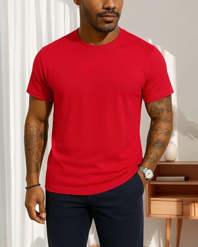 Men's Mesh Shirt Tees Sports Short Sleeve Fashion Shirt Tees in Saudi Arabia