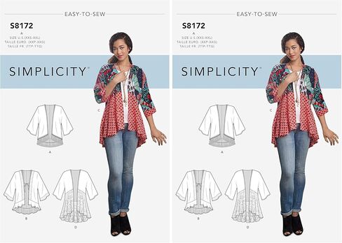 SIMPLICITY CREATIVE CORP Simplicity Pattern, XXS-XS-S-M-L-XL-XXL in Kuwait