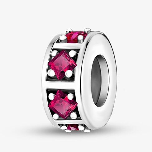 1Pc Fashionable Silver RED SERIES Beads Charms Fit DIY Jewelry Matching And Daily Outfit Decoration Gift For Women in Saudi Arabia