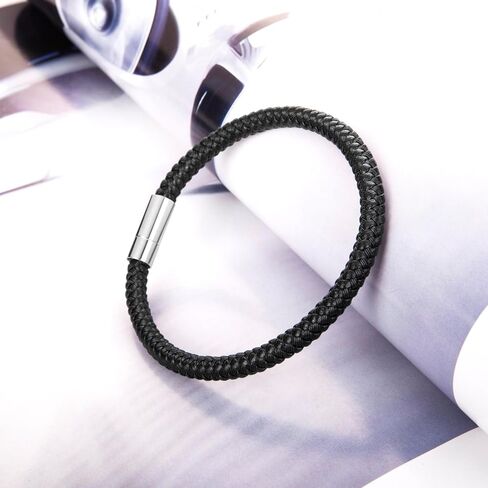 Stainless Steel Woven Braided Bracelet Sturdy Fashion Jewelry with Secure Clasp in Saudi Arabia