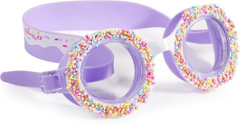 Bling 2O Kids Swimming Goggles - Swim Goggles for Girls - Anti Fog, No Leak, Non Slip, UV Protection with Hard Travel Case - 8+ (Blue Mermaid) in Saudi Arabia