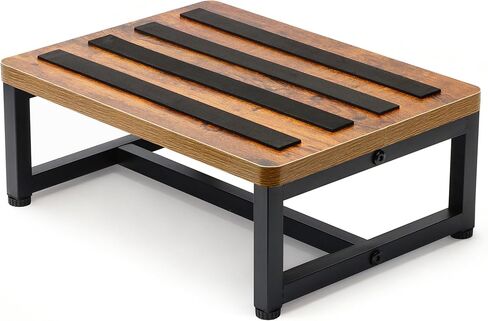 Wooden Step Stool for Children and Elderly,Equipped with Anti Slip Stickers and Foot Pads，Suitable for Bedrooms, Kitchens, Bathrooms and Bedside Areas in Kuwait