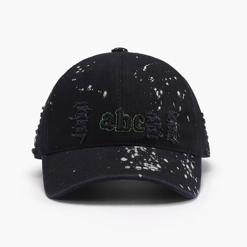 Modern Cotton Baseball Cap with Embroidered Letters – Adjustable Unisex Hat for Casual Wear, Sports, and Outdoor Activities in Saudi Arabia