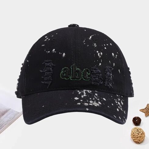 Modern Cotton Baseball Cap with Embroidered Letters – Adjustable Unisex Hat for Casual Wear, Sports, and Outdoor Activities in Saudi Arabia