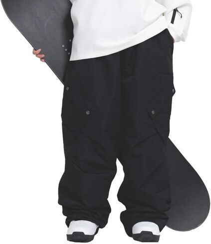 Snowshred Men's Baggy Cargo Snowboard Pants Waterproof Windproof Snow Pants Fashion Streetwear for Winter Outdoor in Saudi Arabia