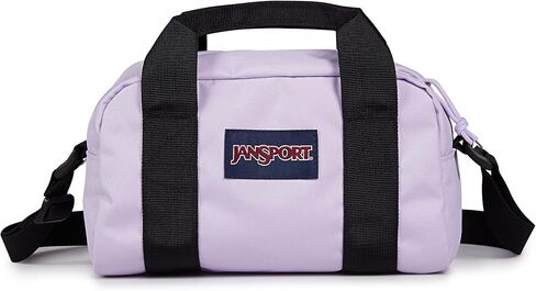 JanSport Weekender Mini Duffel - Travel or Gym Bag, Durable Weekender with Side Grab Handles - Black in Saudi Arabia