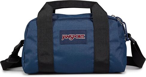 JanSport Weekender Mini Duffel - Travel or Gym Bag, Durable Weekender with Side Grab Handles - Black in Saudi Arabia