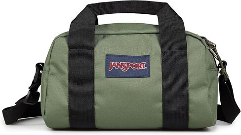 JanSport Weekender Mini Duffel - Travel or Gym Bag, Durable Weekender with Side Grab Handles - Black in Saudi Arabia