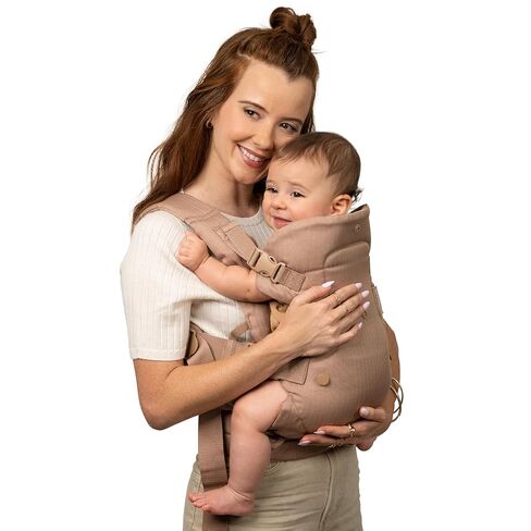Infantino Flip 4-in-1 Convertible Baby Carrier, Adjustable, Ergonomic Babywearing, Registry Essential, Baby Carrier for Newborn to Toddler, Black & Gray Leopard in Saudi Arabia