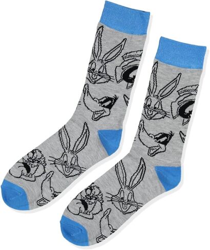جوارب Bioworld Looney Tunes ذات وجوه شخصية مطبوعة بالكامل in Saudi Arabia