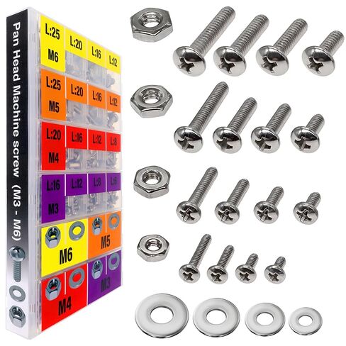 EEEEE 1820 Black Metric Machine Screw Assortment Kit M2 M2.5 M3 M4 M5 Bolts and Nuts kit with Flat Washers Assorted Lock Spring Washer Hex Button Head 10.9 Alloy Steel Cap Screw Set with Allen Wrench in Kuwait