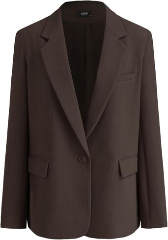 CIDER Blazers for Women Oversized Blazer Notched Collar Long Sleeve Jacket Office Work Wear Stylish Blazer in Saudi Arabia