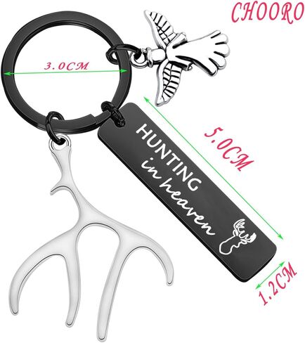 CHOORO Hunting In Heaven Remembrance Keychain Gift For Remembering Loved in Saudi Arabia