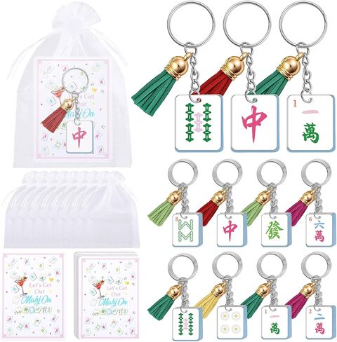 Nosiny 24 Sets Nurse Week Dental Assistant Appreciation Gifts Tooth Shape Keychain Bulk with Positive Card Organza Bag Dental Teeth Accessories for Dentist Hygienist Students Assistant Staffs Gift in Saudi Arabia