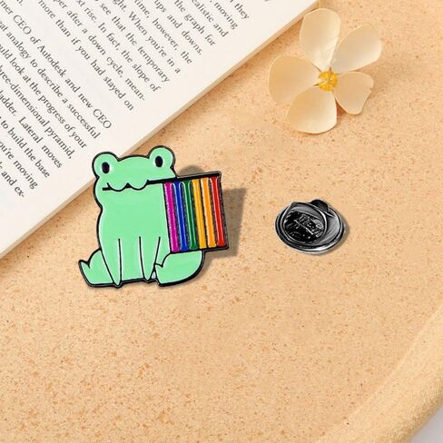 Pride Rainbow Flag Lapel Pins LGBT Brooch Pins Gay Rainbow Cat Frog Brooch Bisexual LGBTQ Enamel Badge Pins Pride Jewelry Gift in Saudi Arabia