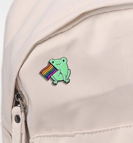 Pride Rainbow Flag Lapel Pins LGBT Brooch Pins Gay Rainbow Cat Frog Brooch Bisexual LGBTQ Enamel Badge Pins Pride Jewelry Gift in Saudi Arabia