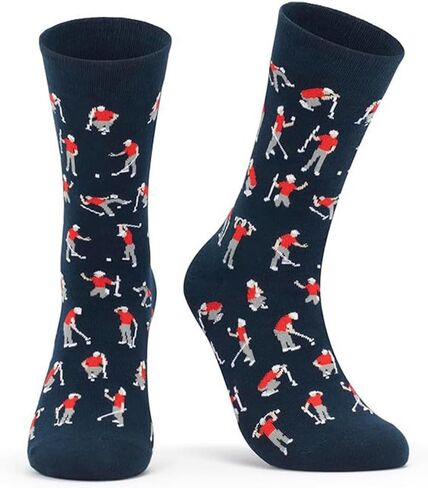 Creative Golf Socks for Men, Golf Accessories, Golf Socks for Dad, Mom - Funny gift, Christmas Gifts, Stocking Stuffer in Saudi Arabia