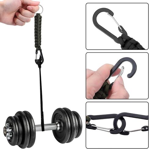 MBAIYO 30 Pcs Paracord Keychain, Military Braided Keychain Strap with Key Ring Key Chain for Backpacks Camping Hiking Fishing Durable Paracord Accessories Rope for Men and Women in Saudi Arabia