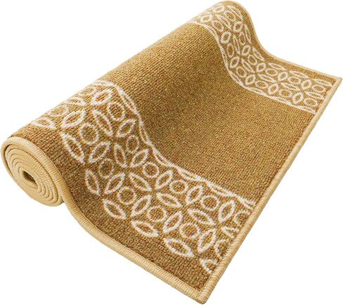 English Home Custom Size Berber Chain Beige Runner Rugs for Hallways 26 inch Wide x Pick Your Size by Feet (Beige, 6 ft x 26 in) in Saudi Arabia