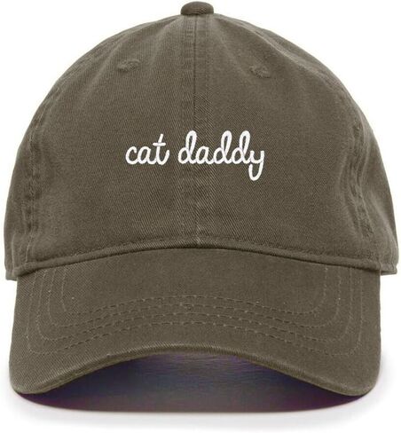 Cat Daddy Baseball Cap Embroidered Cotton Adjustable Dad Hat in Saudi Arabia