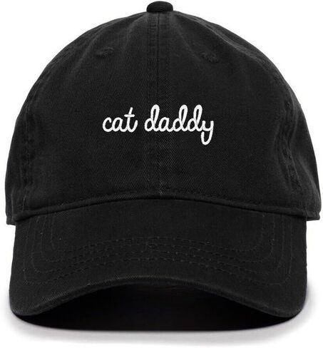 Cat Daddy Baseball Cap Embroidered Cotton Adjustable Dad Hat in Saudi Arabia