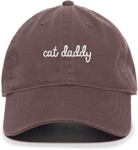 Cat Daddy Baseball Cap Embroidered Cotton Adjustable Dad Hat in Saudi Arabia
