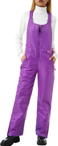 Cusghjbsg Women Ski Bib Overalls Waterproof Windproof Snow Pants Winter Outdoor Thickened Ski Trousers Snowboarding Overalls in Saudi Arabia