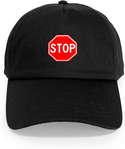 قبعة CafePress Stop Sign قبعة بيسبول قابلة للتعديل in Kuwait