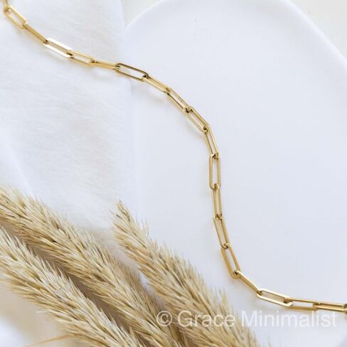 Chunky Gold Chain Necklace for Women Bold Statement Link Jewelry Adjustable Fashion Accessory in Saudi Arabia