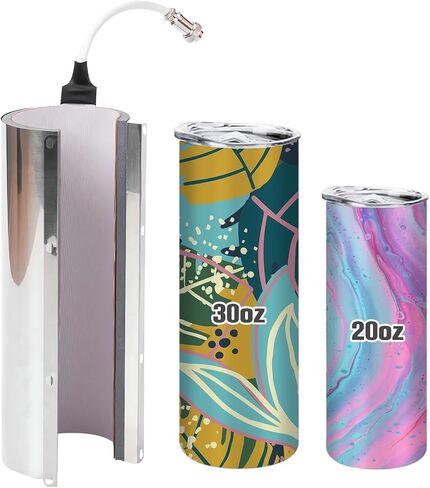 BetterSub Mug Cup Press Heating Transfer Attachment Silica Gel 110V for Heat Press Machine Transfer Sublimation Cylindrical 15oz in Saudi Arabia