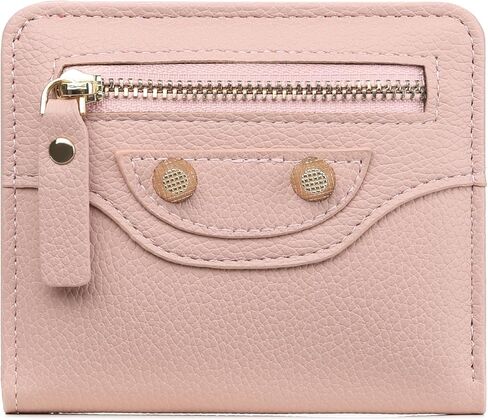 LEEXTON Small Women Wallet Leather RFID Blocking Card Holder Bifold Compact Wallets with ID Window and Zipper Coin Pocket in Kuwait