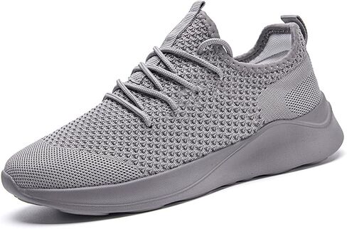 GLYGML Mens Slip On Sport Running Walking Non Slip Lightweight Sneakers Breathable mesh Shoes Knitted Outdoor Working Casual for Men in Saudi Arabia