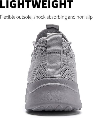 GLYGML Mens Slip On Sport Running Walking Non Slip Lightweight Sneakers Breathable mesh Shoes Knitted Outdoor Working Casual for Men in Saudi Arabia