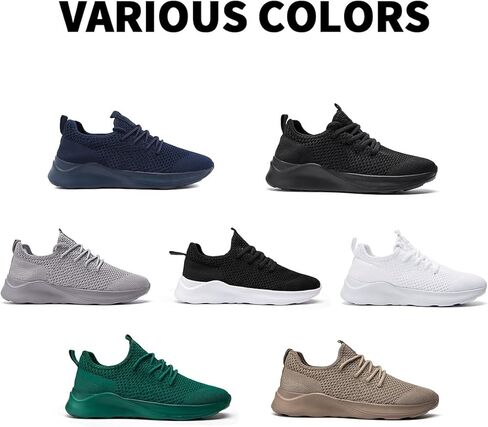 GLYGML Mens Slip On Sport Running Walking Non Slip Lightweight Sneakers Breathable mesh Shoes Knitted Outdoor Working Casual for Men in Saudi Arabia