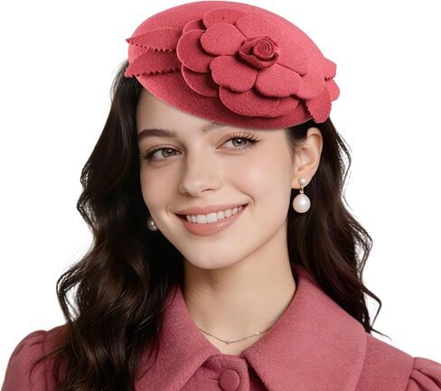 Comott Beret Hats for Women Wool Fashion Blend French Beret for Men and Women Costume Party Fascinators in Saudi Arabia