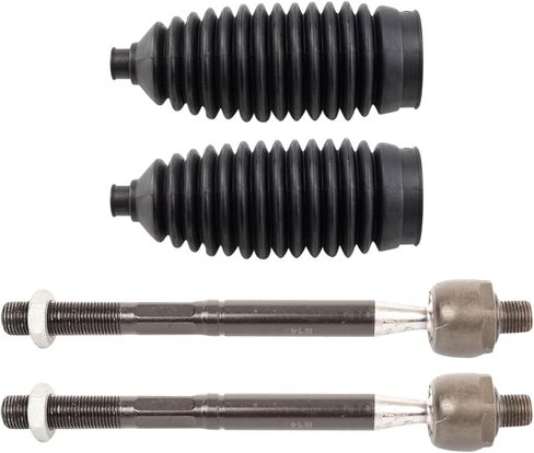 TRQ Front Steering Kit Rack & Pinion Bellow Tie Rod متوافق مع 2014-2018 Kia Soul 2015-2018 Soul EV in Saudi Arabia