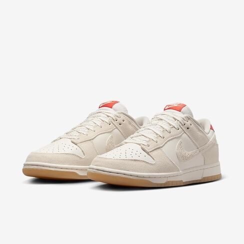 Nike Dunk Low Women's Shoes (HV5231-133, Sail/Picante Red/Flax/Pale Ivory) in Saudi Arabia