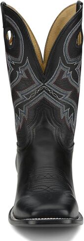 Tony Lama Men's Lars Western Boot Broad Square Toe - RN3517 9 D(M) US Black in Saudi Arabia
