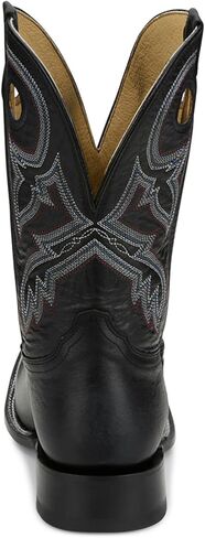 Tony Lama Men's Lars Western Boot Broad Square Toe - RN3517 10 1/2 D(M) US Black in Saudi Arabia