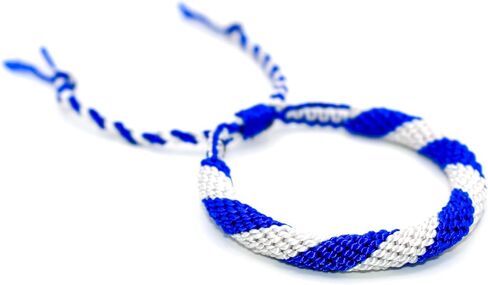 سوار علم نيكاراغوا - Pulsera de Nicaragua - سوار فخر نيكاراغوا - مجوهرات زرقاء وبيضاء قابلة للتعديل للرجال والنساء - صناعة يدوية - تذكار وهدايا للسفر in Kuwait